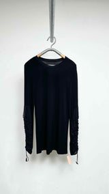 Margiela L/S Ruched Mesh Sleeve Dress
