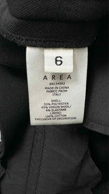 Area Back-cut out crystal chain Wide Pants