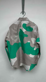 Louis Vuitton X Kidsuper Studio Oversized Monogram Face Camouflage Shirt
