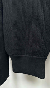 Balenciaga Neck-logo Rib Wide Sweater