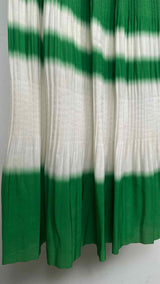 Dries Van Noten Two-tone Pleated Long Skirt
