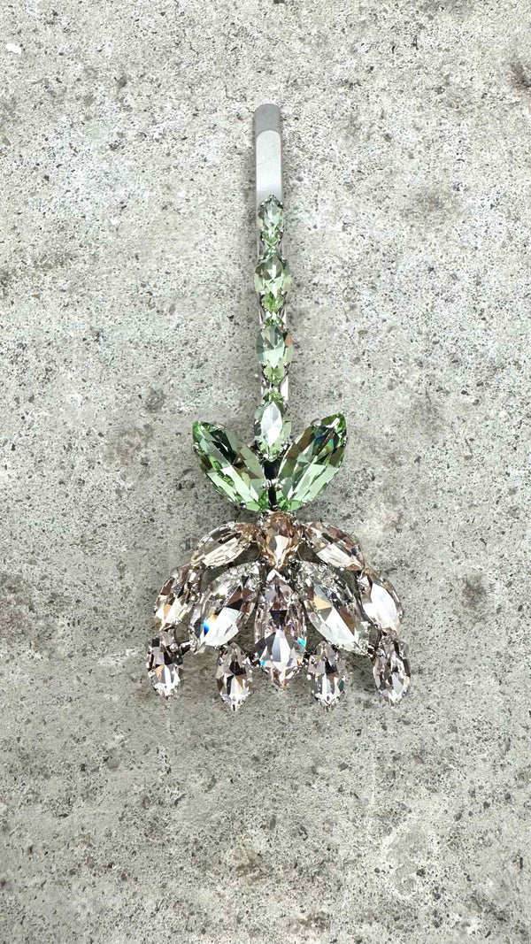 Simone Rocha Crystal Carnation Hair Clip