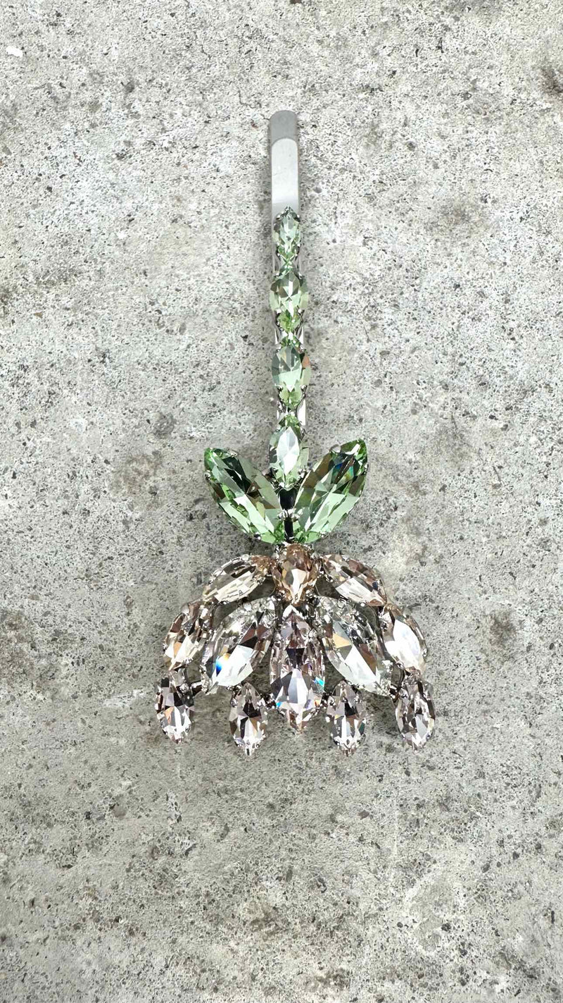 Simone Rocha Crystal Carnation Hair Clip