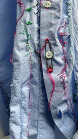 Marni Ice Aged Yarn Hana Embroidered Shirt
