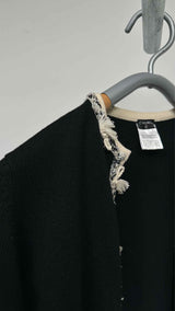 Chanel Frill-trim Cashmere Cardigan