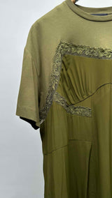 Simone Rocha Ace-trim  Asymmetrical Oversized Tee Dress