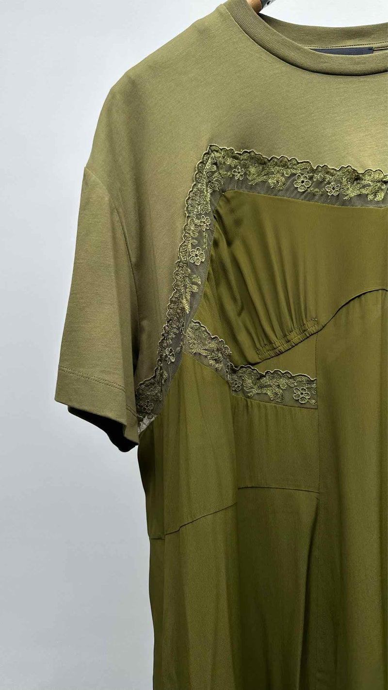 Simone Rocha Ace-trim  Asymmetrical Oversized Tee Dress