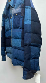 Visvim Denim Patchwork Down Jacket