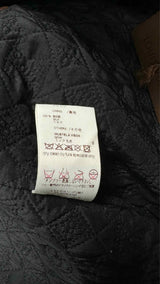 Louis Vuitton Fringed-seam Leopard-fur-collar Quilted-lined Denim Jacket