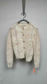 Acne Studios Asymmetrical Over-painted Distress Cardigan