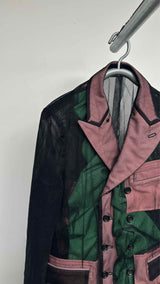 Comme Des Garcons Homme Plus Double-breast Nylon Tulle Coat