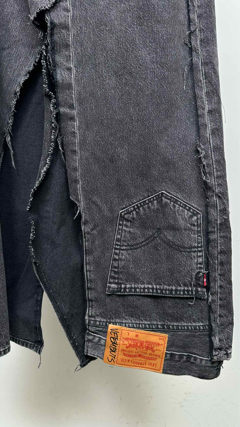 Vetements X Levi's Reconstructed Denim Long Skirt