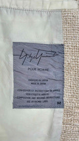 Yohji Yamamoto Pour Homme Raw-silk Tweed Blazer Jacket