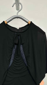 Chanel Knee-Lined Bow Crystal Heart CC Dress