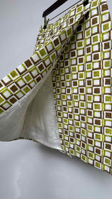 PRADA Geometric Printed Skirt