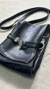 Dirk Bikkembergs Leather Shoulder Bag