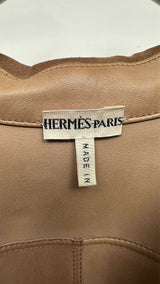 Hermes V-neck Suede Tunic
