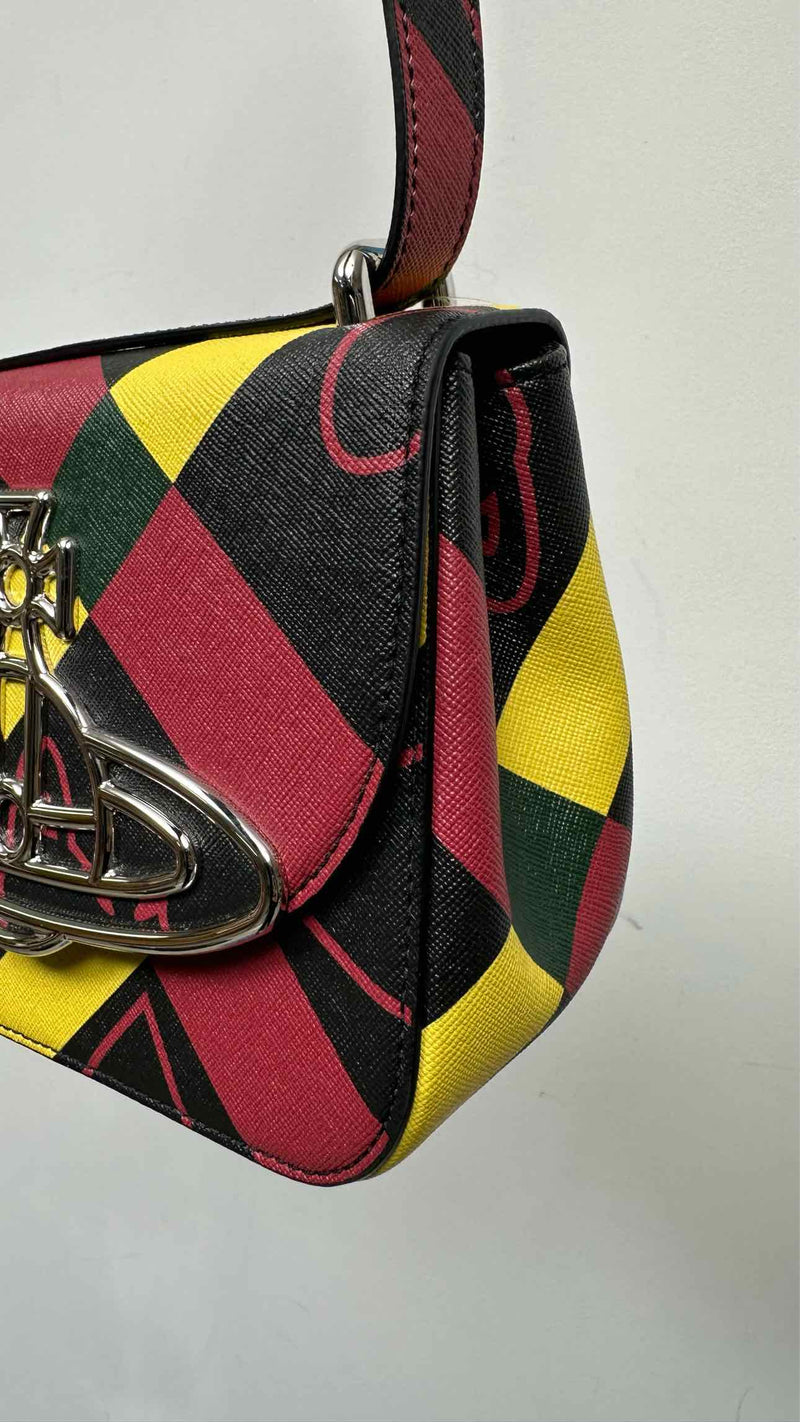Vivienne Westwood Plaid Orb Shoulder Bag