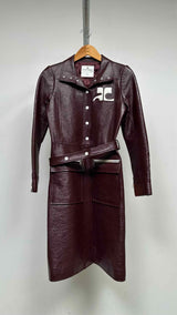Courreges Vinyl Trench Coat