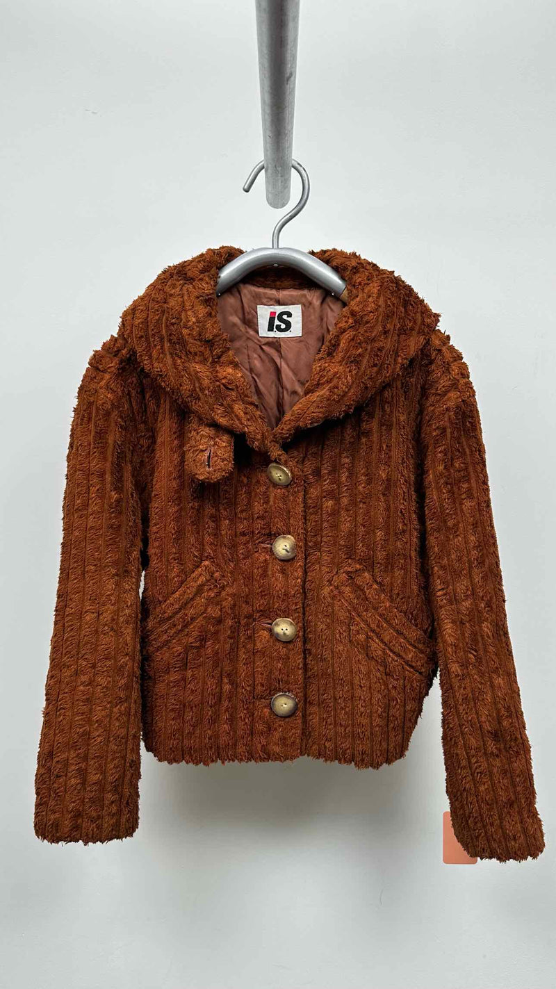 Issey Sport Big-collar Fazzy Corduroy Jacket