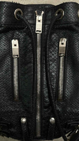 Saint Laurent Python Backet Bag