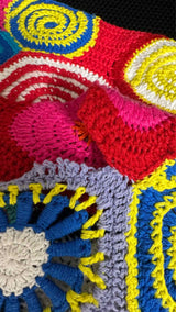 Comme Des Garcons Multi-color Crochet Sweater