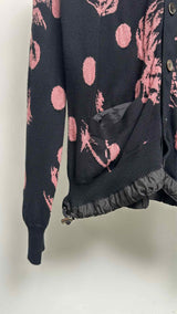 Sacai X Sun Surf Botanical-jacquard Hybrid Cardigan