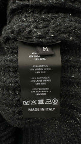 Raf Simons Ribbed Zip-up Patched Cardigan