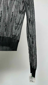 Margiela Reverisble Sheer Jacquard Sweater