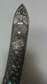 B.B. Simon Studded Glitter Belt
