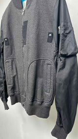 Sacai Nylon Sleeve Technical Bomber Jacket