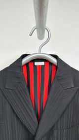 Comme Des Garcons Homme Plus Stripe-sleeve Blazer Jacket