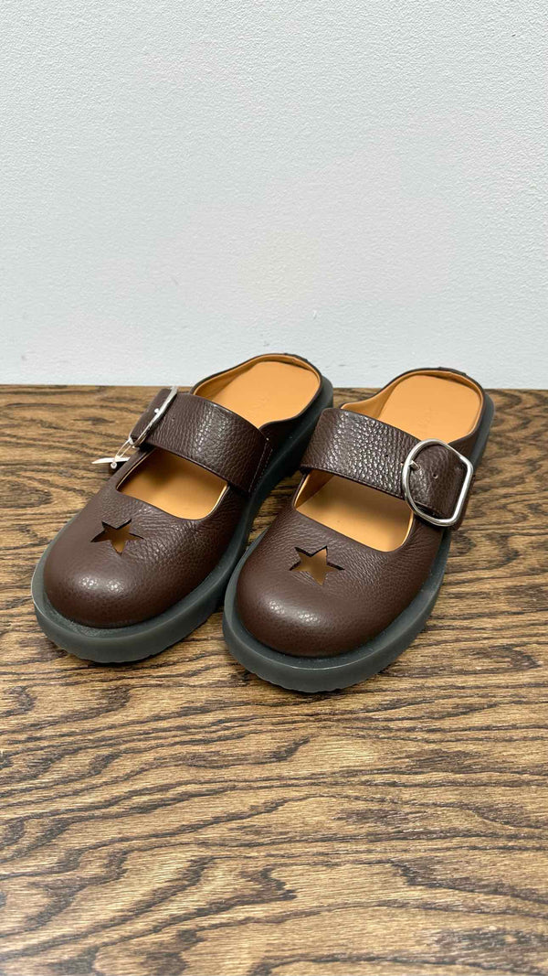 Acne Studios Mary Jane Star Cut-out  Mules