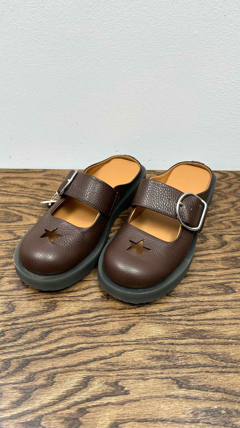 Acne Studios Mary Jane Star Cut-out  Mules