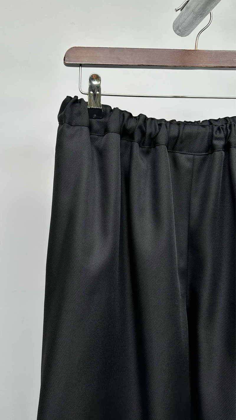 Comme Des Garcons Comme Des Garcons Raffled-bottom Wide Easy Pants