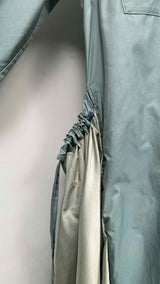 Dries Van Noten Two-toned Drawstring Light Coat