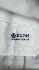 KUON Two-Tuck Printed Wide Trouser-Shorts