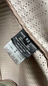 Gucci Eye-let Suede Bomber Jacket