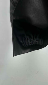 Helmut Lang Hooded Quilted-lining Leather Jacket