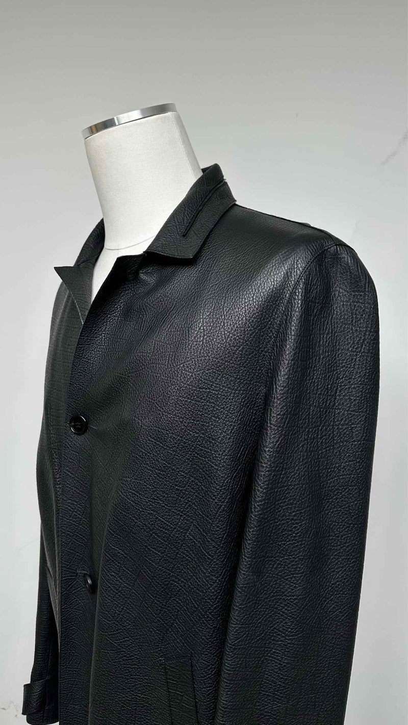 Dior Homme Leather Over Coat