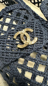 Chanel Raffia Loafers