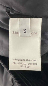 Simone Rocha Elastic-waist Wide Ruched Padded Shorts