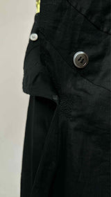 Comme Des Garcons High-Waist Rami Wide Skirt