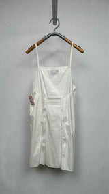 PRADA N/S Back Pleats Apron Dress