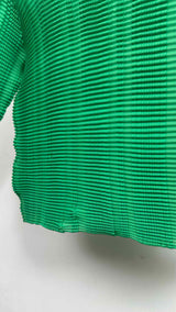 Issey Miyake H/S Pleated Cropped Shirt Top