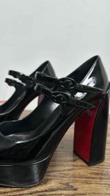 Christian Louboutin Movida Jane 130 Leather Pumps