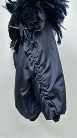 PRADA Re-nylon Shearling Lining Feather Bomber Jacket