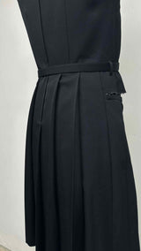 Comme Des Garcons  N/S Waist Cut-out Pleated Long Dress