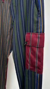 LOEWE Patchwork Stripe Cargo Pants