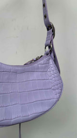 Balenciaga Croc-embossed Cargole XS Shoulder Bag